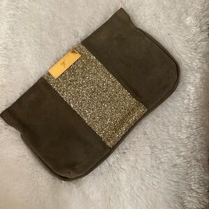 Elegant Gold and tan Clutch